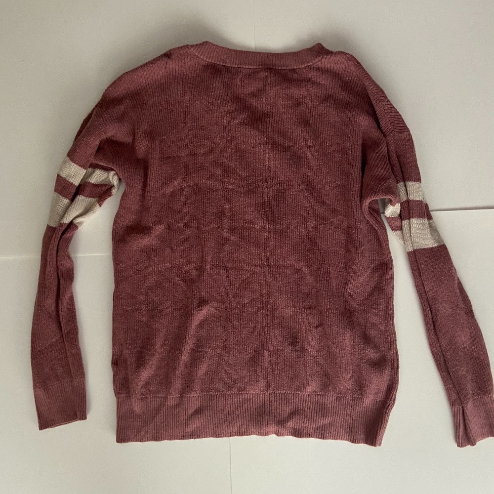 Pink Button Sweater - Picture 3 of 3